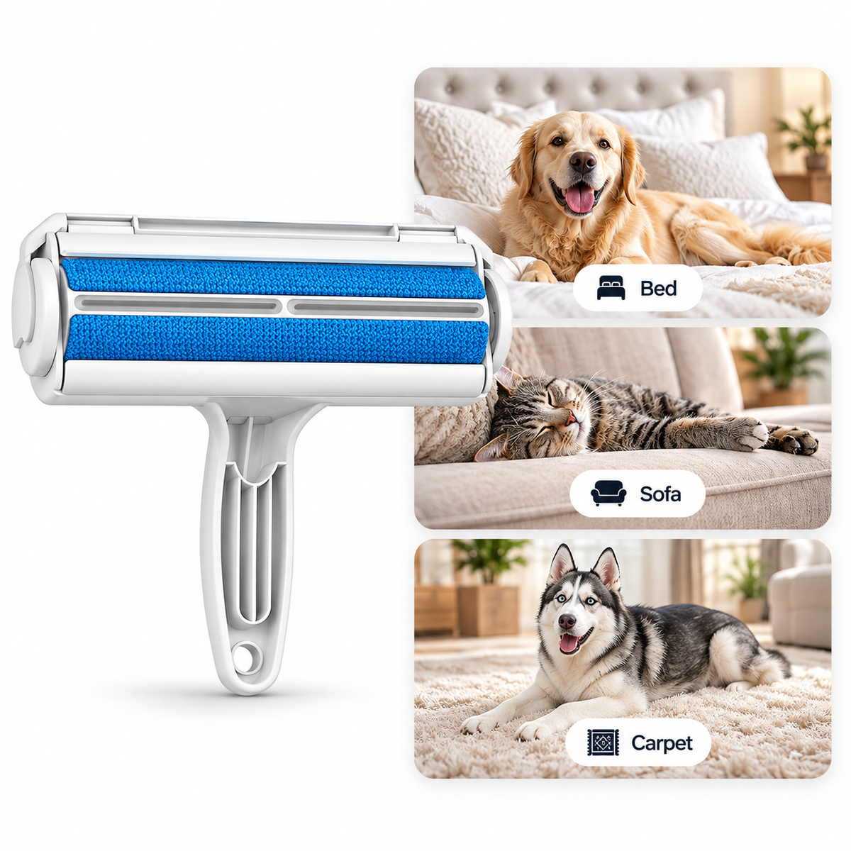 Furlae™ Self-Cleaning Pet Hair Remover